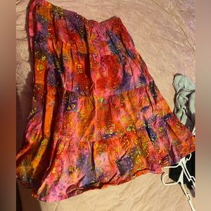 Colorful Modest Apparel skirt 3X